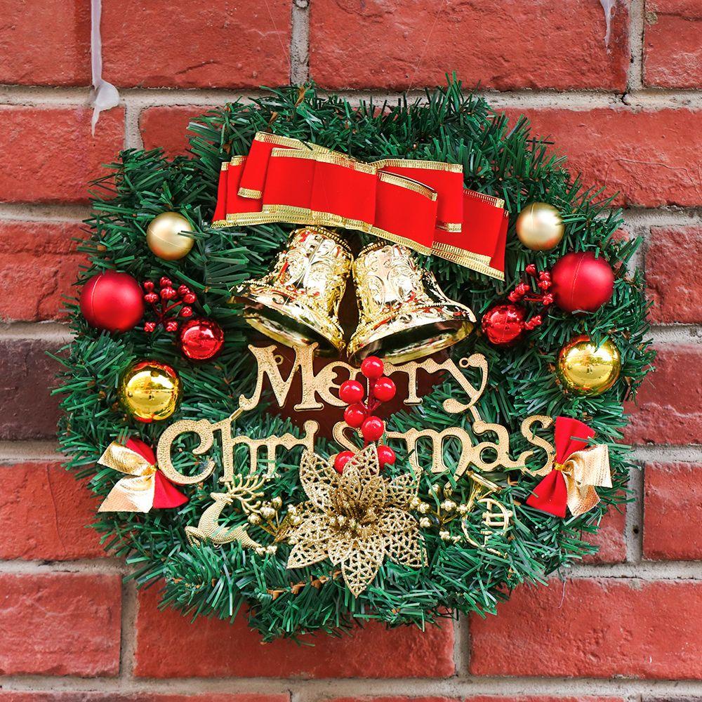 Vòng Hoa Treo Cửa Trang Trí Giáng Sinh Thời Trang