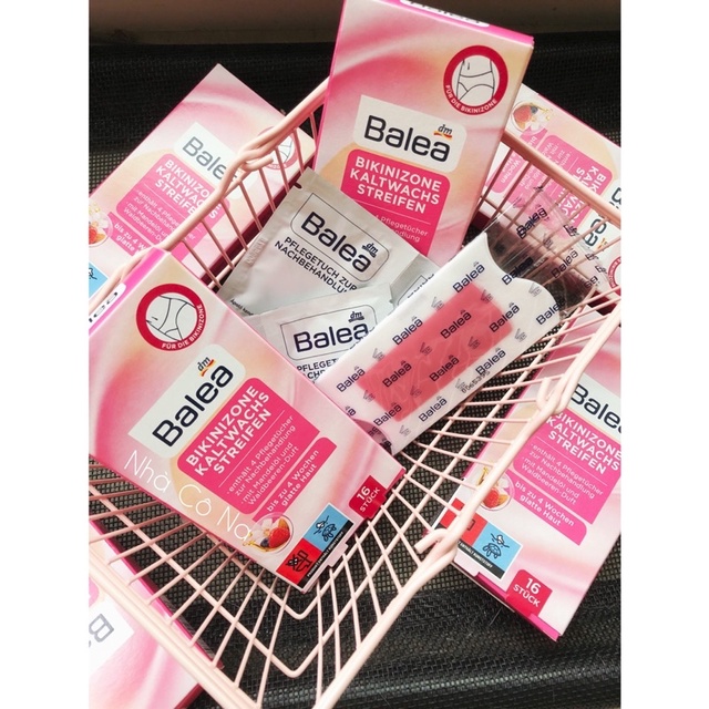 Miếng dán wax lông  vùng Bikini BALEA 16 miếng