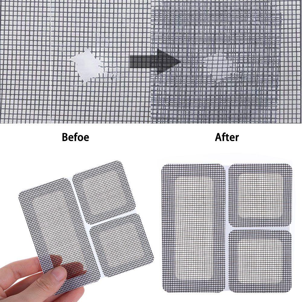Set 3 Miếng Dán Sợi Thủy Tinh Chống Ruồi Muỗi Tiện Dụng Cho Cửa Sổ