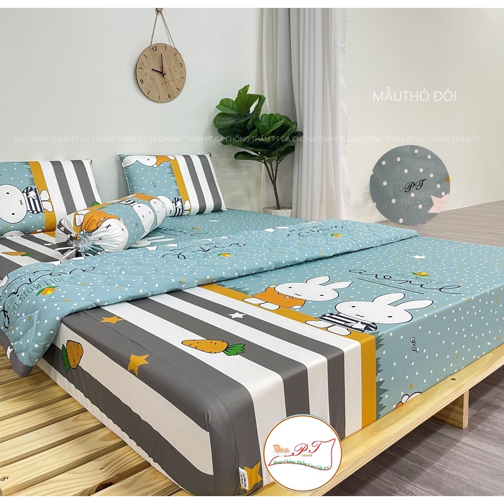 Ga Chống Thấm PT Lụa Organic Siêu Mềm Mượt Mát Mịn Cho Bé