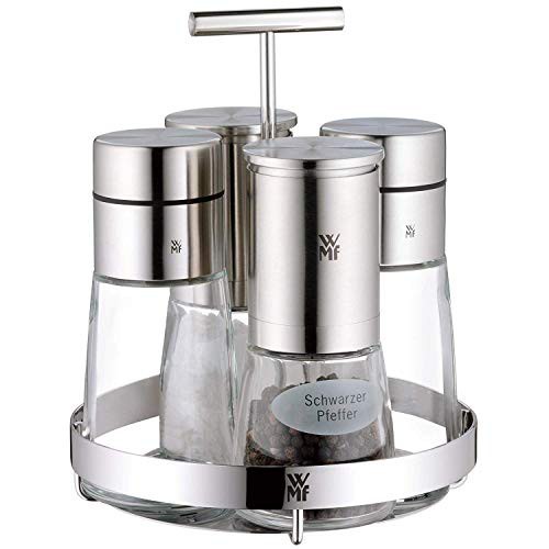 Set đựng xay muối, tiêu, dầu mắm WMF Deluxe nhà bếp [nhập Đức]