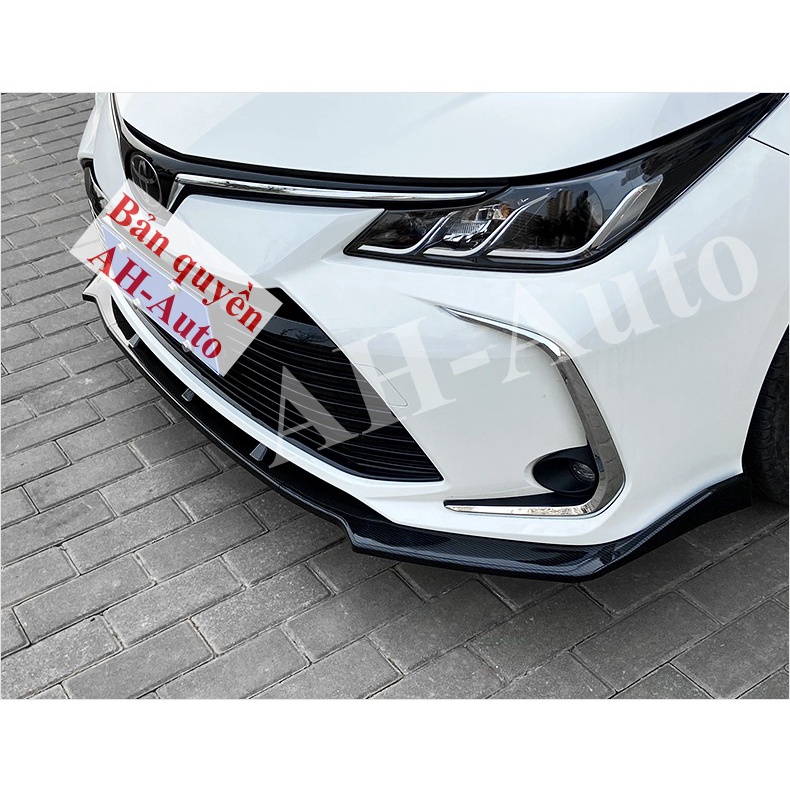 Lip trước ,cản trước Toyota Altis 2022 mẫu thể thao,nhựa ABS Cao Cấp