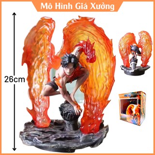 Mô Hình Hỏa Quyền Portgas. D. Ace Trạng thái chiến đấu Cao 26cm  - Figure tượng Gol. D. Ace One Piece