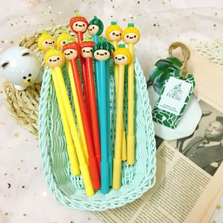 BÚT GEL TRÁI CÂY CHIBI ẢNH THẬT