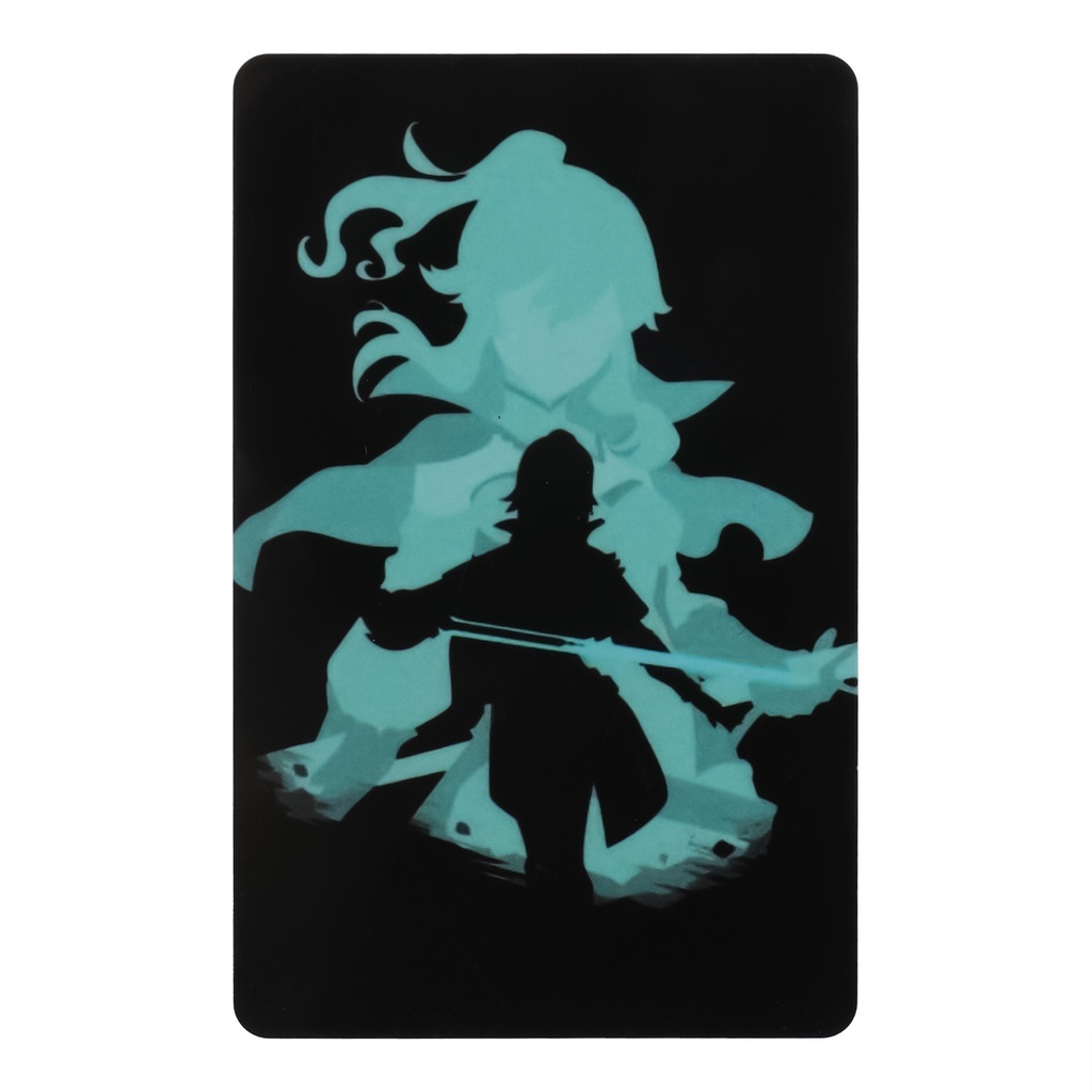 Ảnh thẻ in hình game GENSHIN IMPACT ver BÓNG ĐÊM card bo góc viền 5*8cm anime chibi xinh xắn sưu tầm