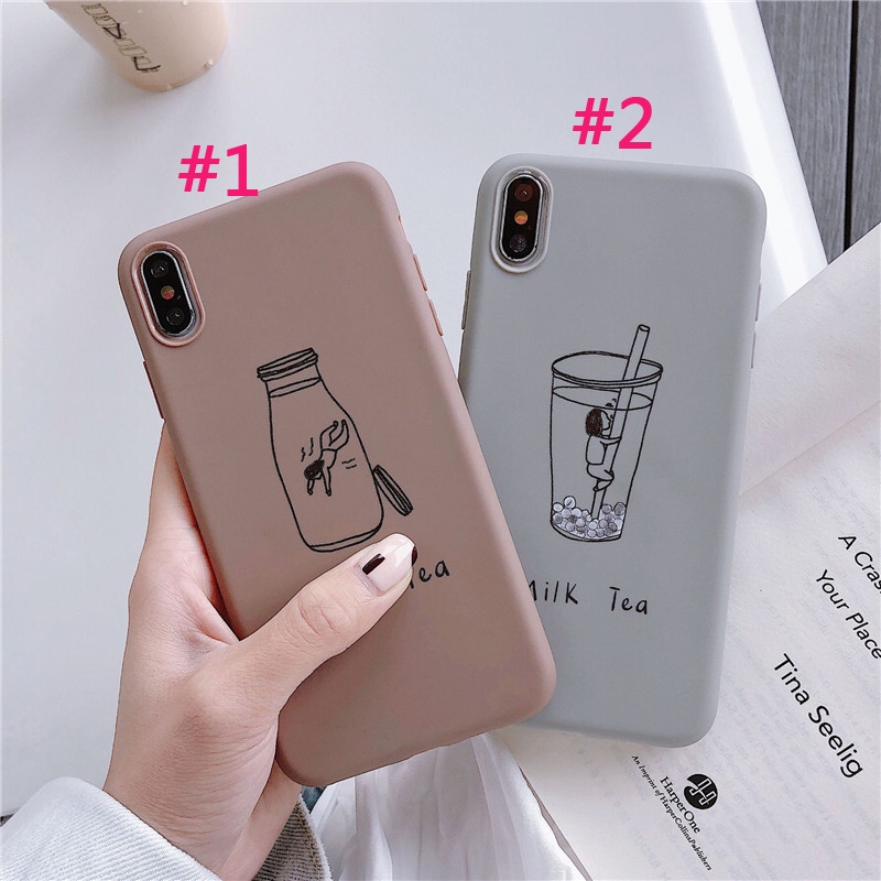 Ốp điện thoại họa tiết ly và bình nước cá tính dành cho iphone 6/6s/6s+/7/7+/8/8+/x/xs max/xr | BigBuy360 - bigbuy360.vn