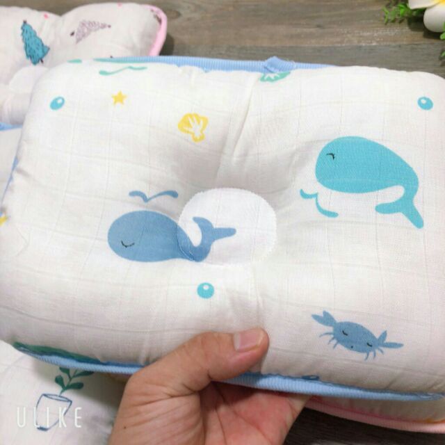 Gối lõm xô sơ sinh chống méo đầu, bẹp đầu hàng Việt Nam