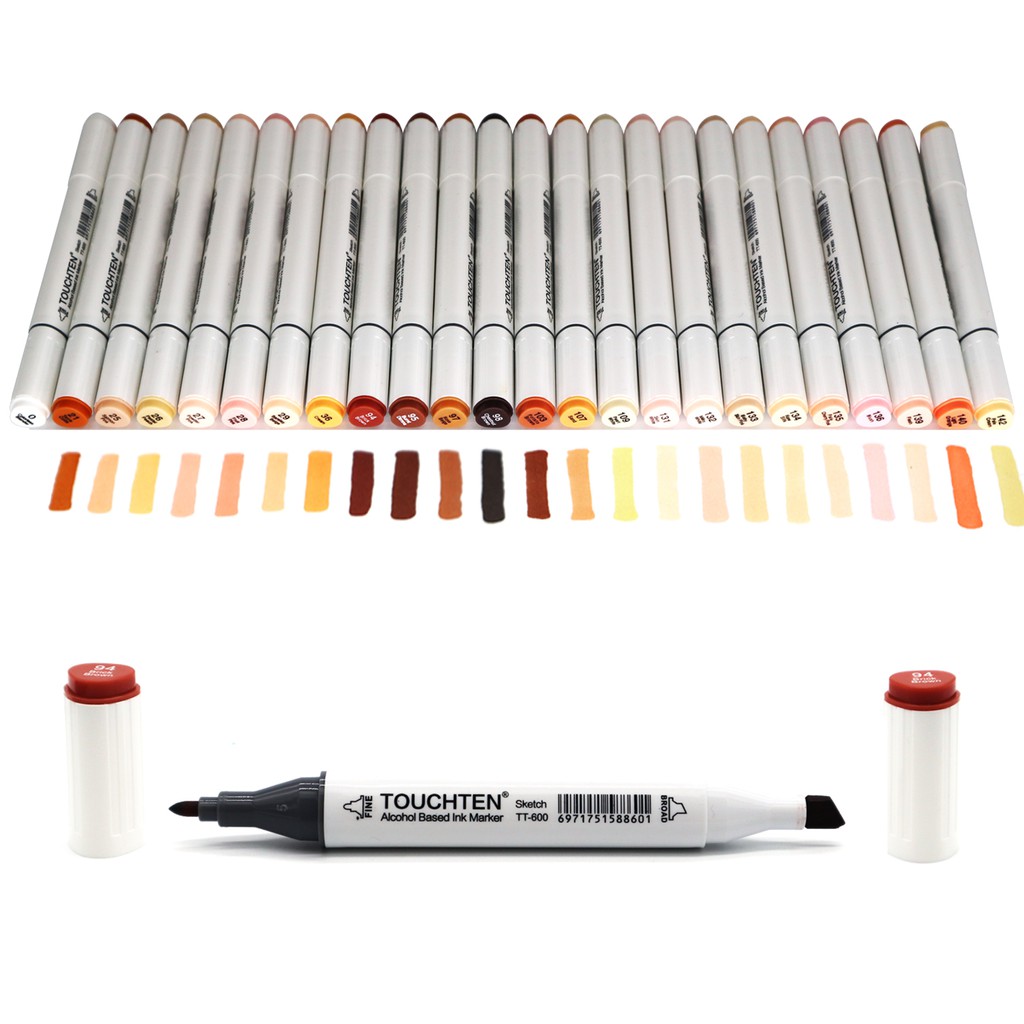 Marker pen seamiart double-ended marker 12/24 colors