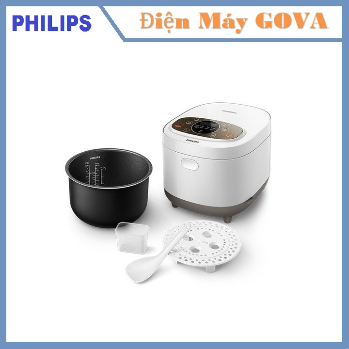 Nồi cơm điện tử philips HD4533, 1.8 lít, đốt nóng 3D thông minh, lòng nồi siêu dày 3,0 mm