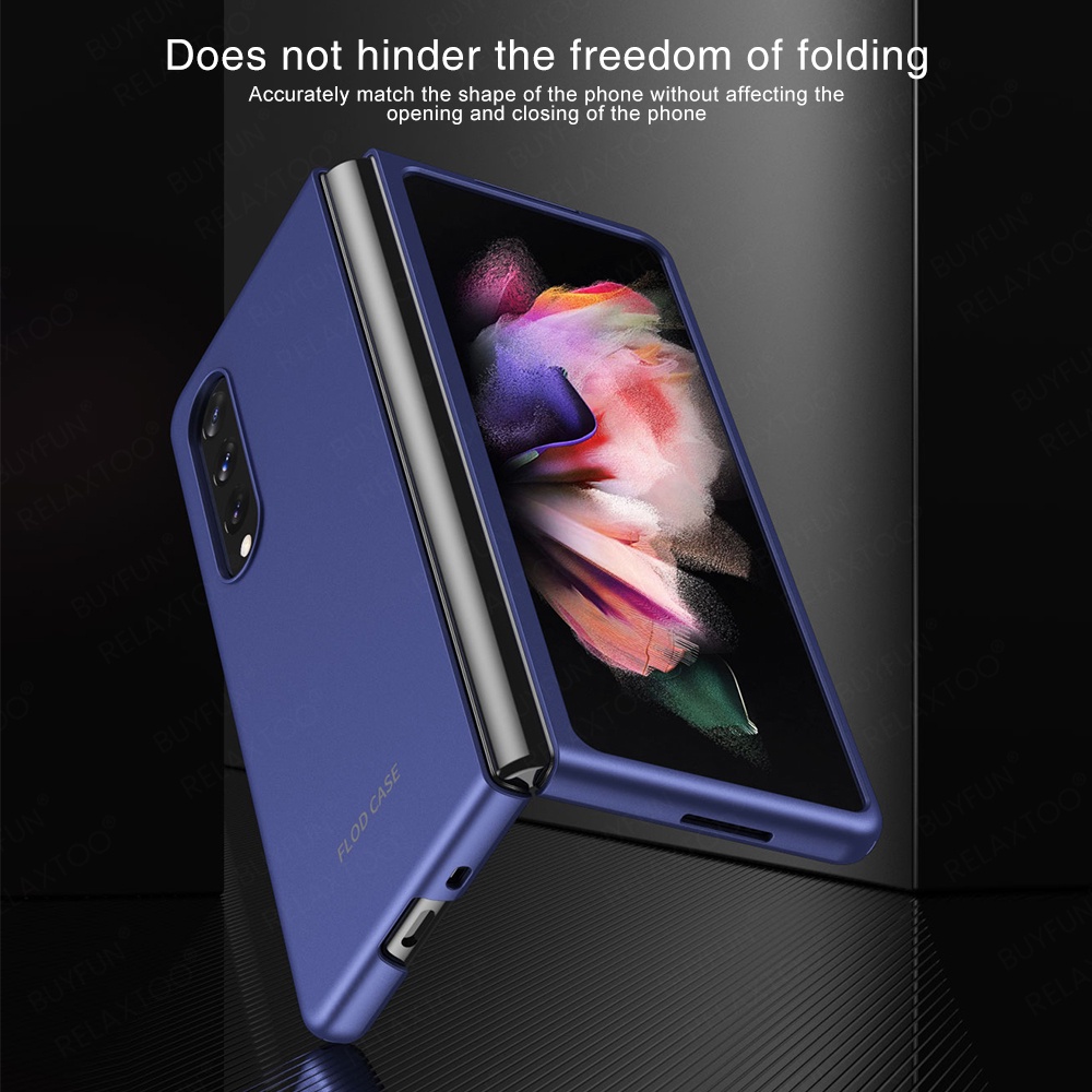 For samsung galaxy Z Fold 4 luxury ultra-thin matte hard pc phone cover