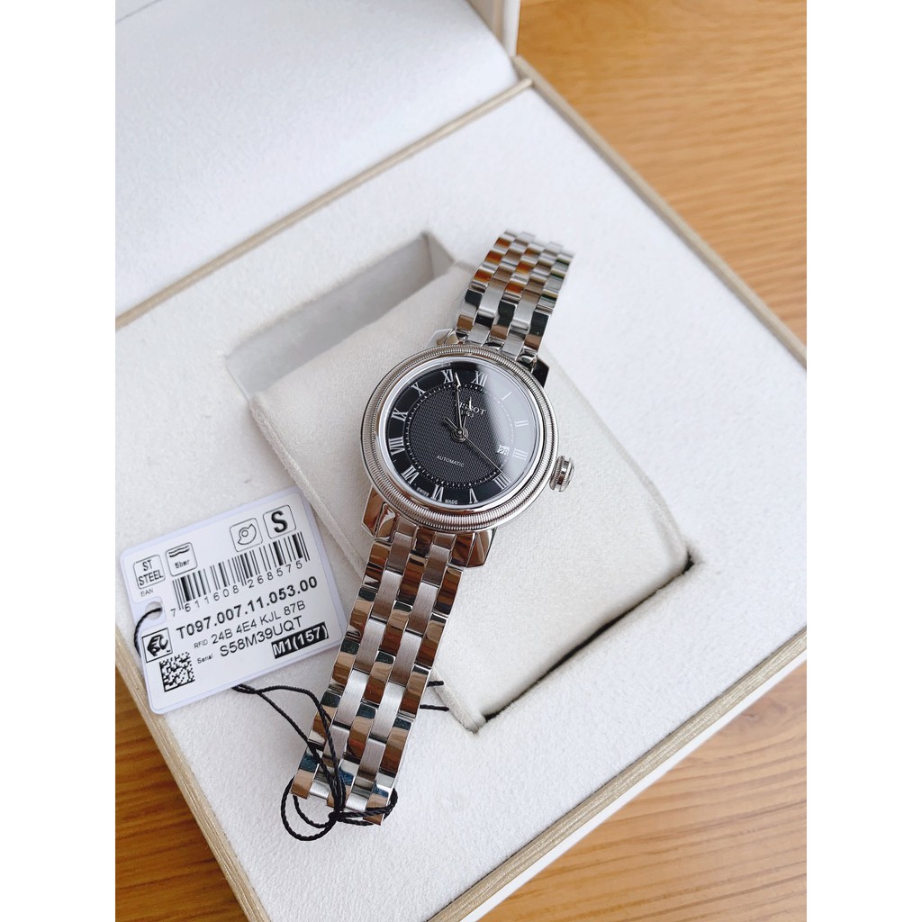 Đồng hồ nữ chính hãng Tissot Automatic T097.007.11.053.00 - Máy cơ tự động - Kính Sapphire