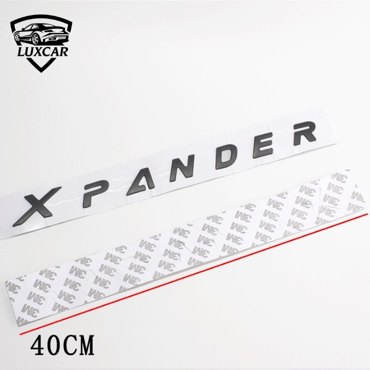 Chữ Nổi Xpander 3D LUXCAR Mạ Crom Sáng Bóng Dán Lắp Capo Xe Ô TÔ