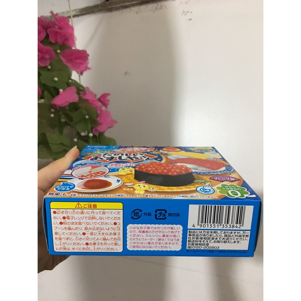 Combo 2 hộp Kẹo Popin Cookin Làm Kem / sushi /cơm bento /mỳ ramen/ soda /nho ăn được
