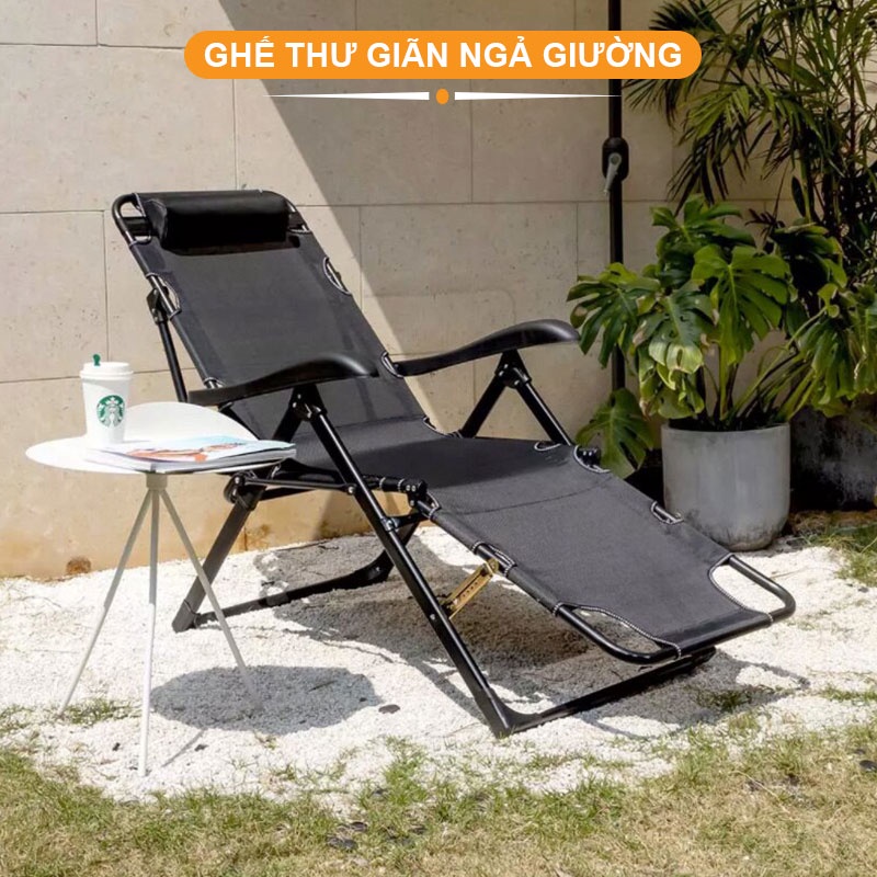 Ghế xếp thư giãn NIKITA NKT 2036, có thể thành giường gấp