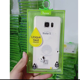 Ốp lưng dẻo Ou Case cho Galaxy Note 5 Silicon ( Trong suốt )