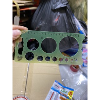 1 bộ thước kẻ dẻo đa năng Winq 5 món ( eke, đo độ...)