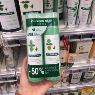 (Hàng Pháp nội địa) Dầu gội khô Klorane 150ml