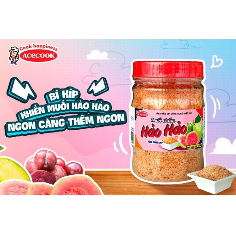 Muối Chấm Hảo Hảo Tôm Chua Cay Hũ 120g - Gói 10g