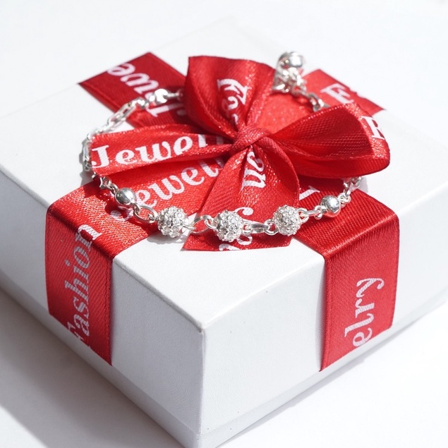 Lắc tay bạc nữ 925 Snowball cao cấp QMJ -Q619