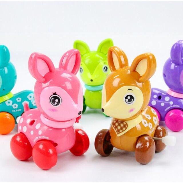 Đồ Chơi Con Thú Chạy Cót Dễ Thương Cho Bé