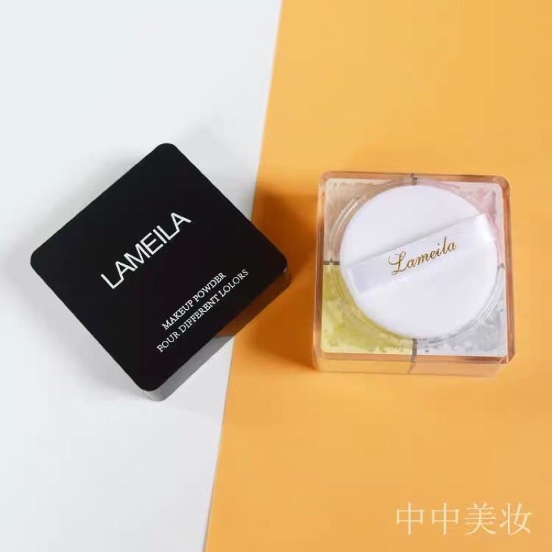 Phấn Phủ Kiềm Dầu Dạng Bột Đa Năng 4 Ô Màu Triệt Sắc Lameila Cân Bằng Sắc Tố Da, Che Khuyết Điểm, Mịn, Bền Màu