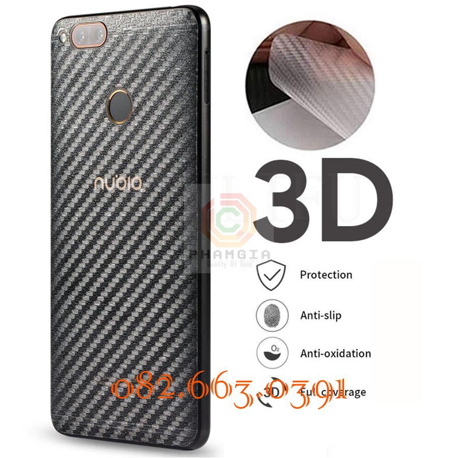 Miếng dán skin carbon ZTE nubia Z11 max/ Z17/ Z17s