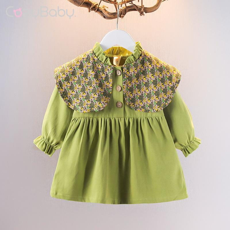 Đầm Công Chúa Thời Trang Mùa Thu Xinh Xắn Cho Bé Gái
