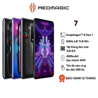 Điện thoại Gaming Nubia Redmagic 7 - MH AMOLED 6.8" Full HD+ 165Hz - Qualcomm Snapdragon 8 Gen 1 8 nhân - HT làm mát 8.0