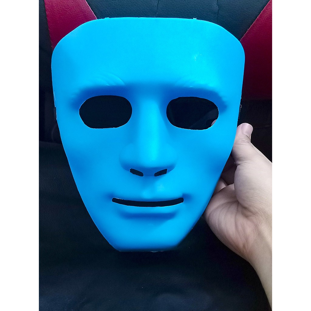 Mặt Nạ Hóa Trang Jabbawockeez MÀU XANH DƯƠNG Mặt Nạ Cosplay đẹp hacker