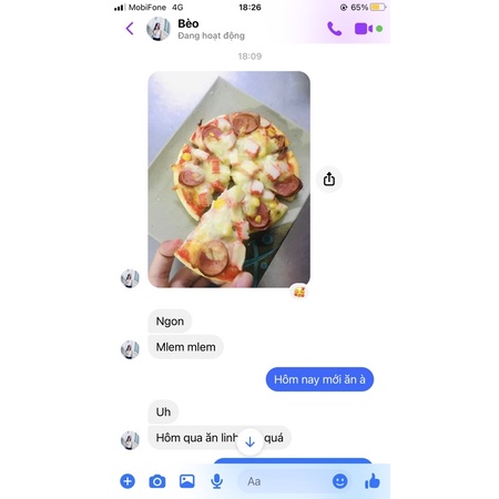 Bánh pizza xúc xích xông khói thanh cua 14/23cm hoả tốc hcm
