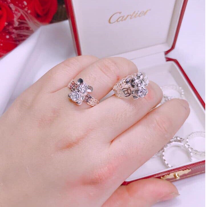 Nhẫn kim tiền chuột hàng hot LINH MIU SILVER