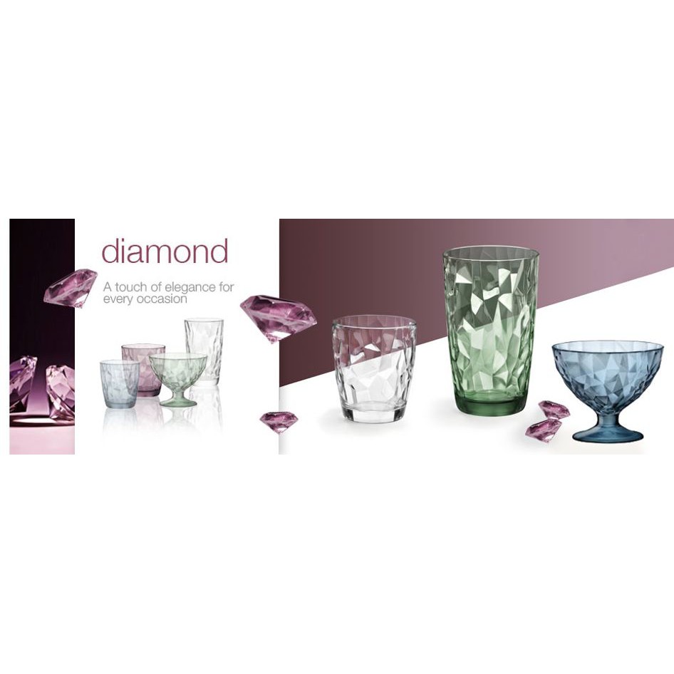 Ly thủy tinh Diamond 470ml