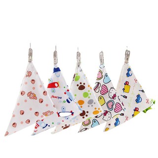 Shop mẹ gạo khăn yếm cotton tam giác có cúc bấm