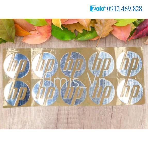 1 CÁI TEM LOGO Hp Elitebook 8540p 8560p 8570p 8540w 8560w 8570w 8740w 8760w 8770w - ĐƯỜNG KÍNH 2.5– BẠC NỔI TO