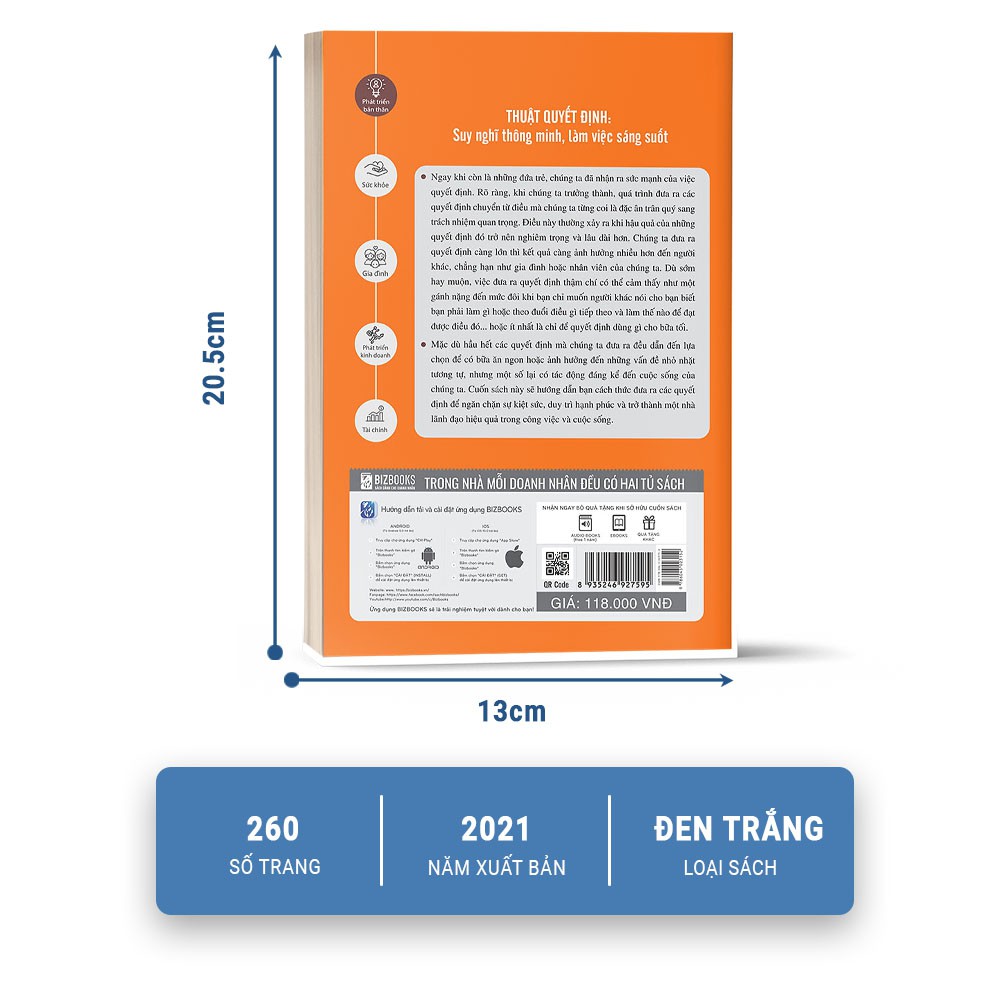 Sách - Thuật Quyết Định: Suy Nghĩ Thông Minh, Làm Việc Sáng Suốt - BIZBooks