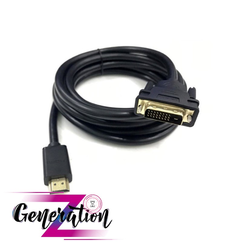 Cáp chuyển HDMI ra DVI 24+1 dài 3M - 5M KM