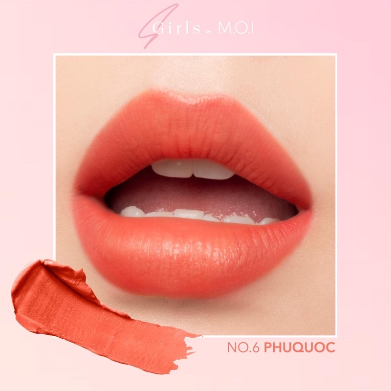 Set 3 cây Son Kem Nhung Lì SGirls MOI COSMETICS Hồ Ngọc Hà