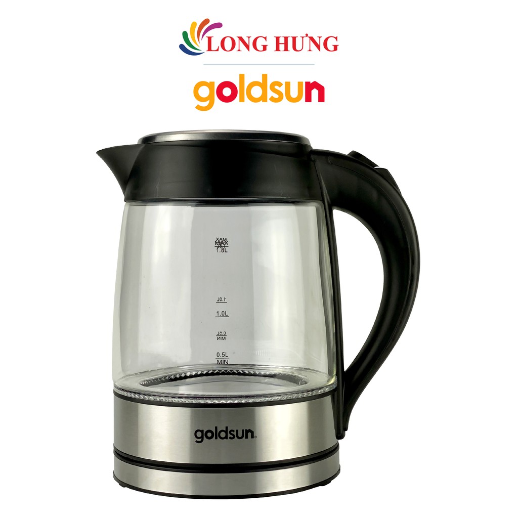 [Mã ELHADEV giảm 4% đơn 300K] Bình đun siêu tốc Goldsun 1.8 lít EK-GF1852G - Hàng chính hãng