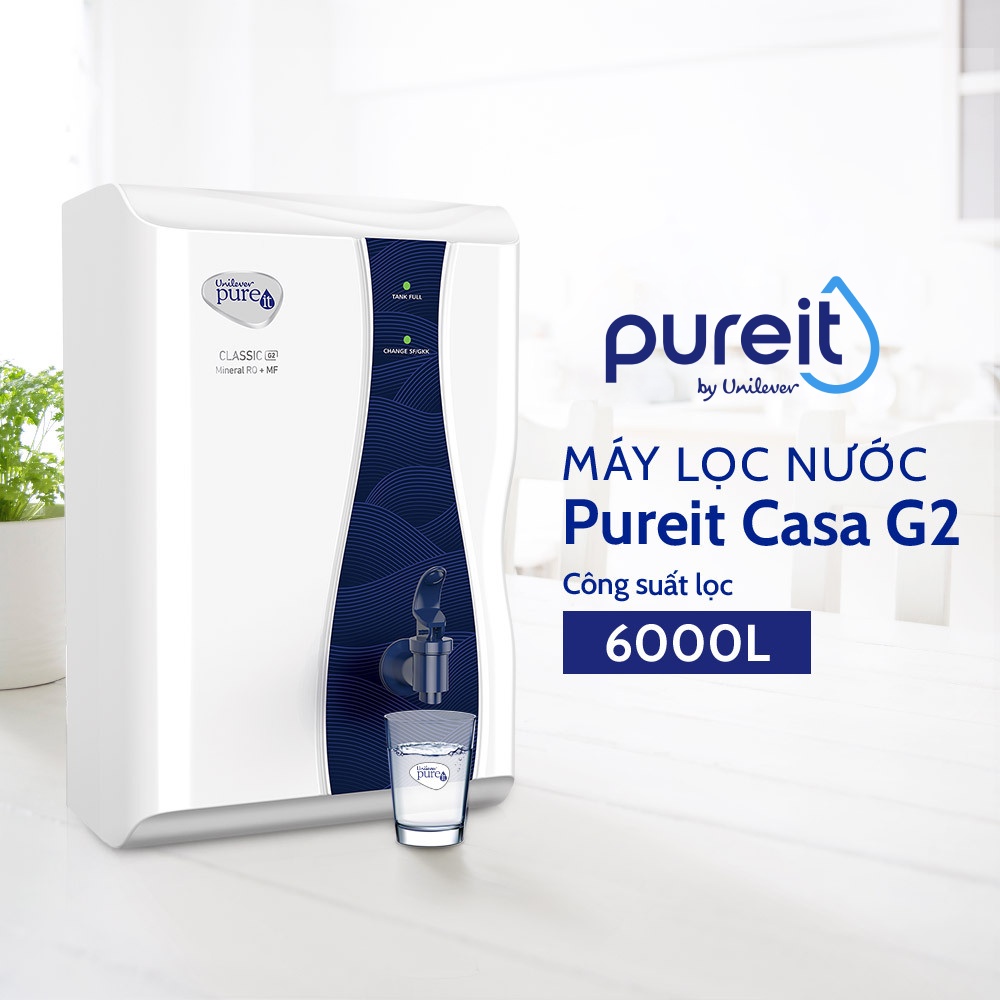 Máy lọc nước Treo tường/ để bàn Pureit Casa G2