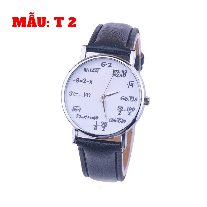Đồng Hồ Toán Học + Nam + No brand