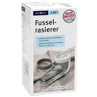 Máy cắt lông xù trên quần áo Đức Fussel-rasierer IDEEN WELT