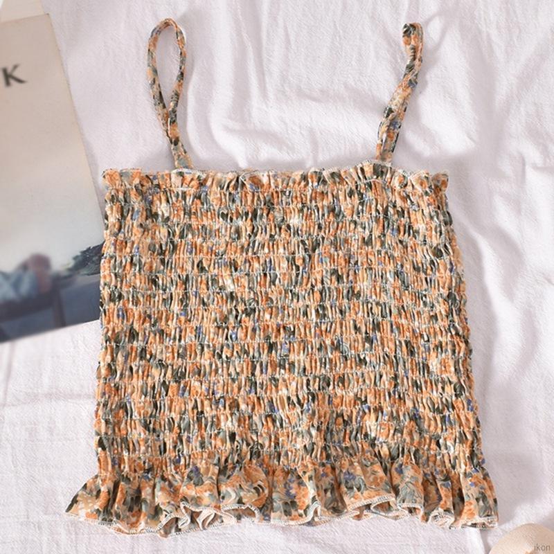 Áo hai dây in hoa thời trang dành cho nữ