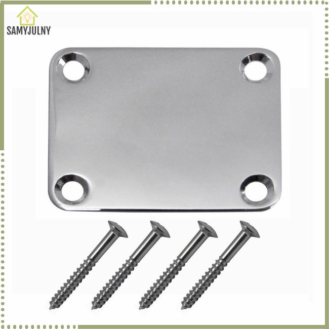 Tấm Đệm Cổ Famy Bằng Hợp Kim Kèm 4 Ốc Vít Thay Thế Cho Đàn Guitar Điện