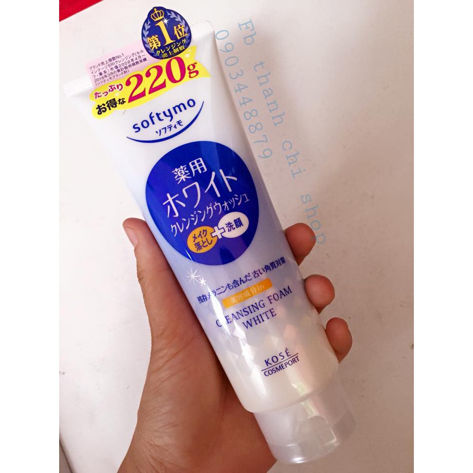 Sữa rửa mặt Kose Softymo 220g