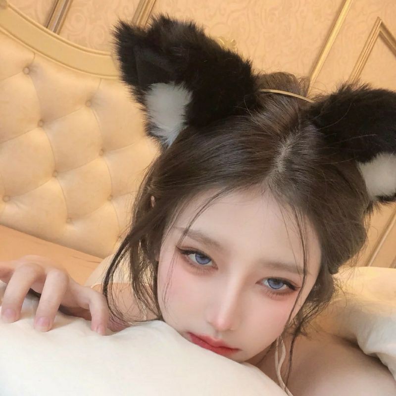 [Mã FAMARAL1 giảm 10K đơn 50K]Cài tóc tai Cáo lông mềm tai 2 màu xinh xắn, phụ kiện cosplay sang chảnh