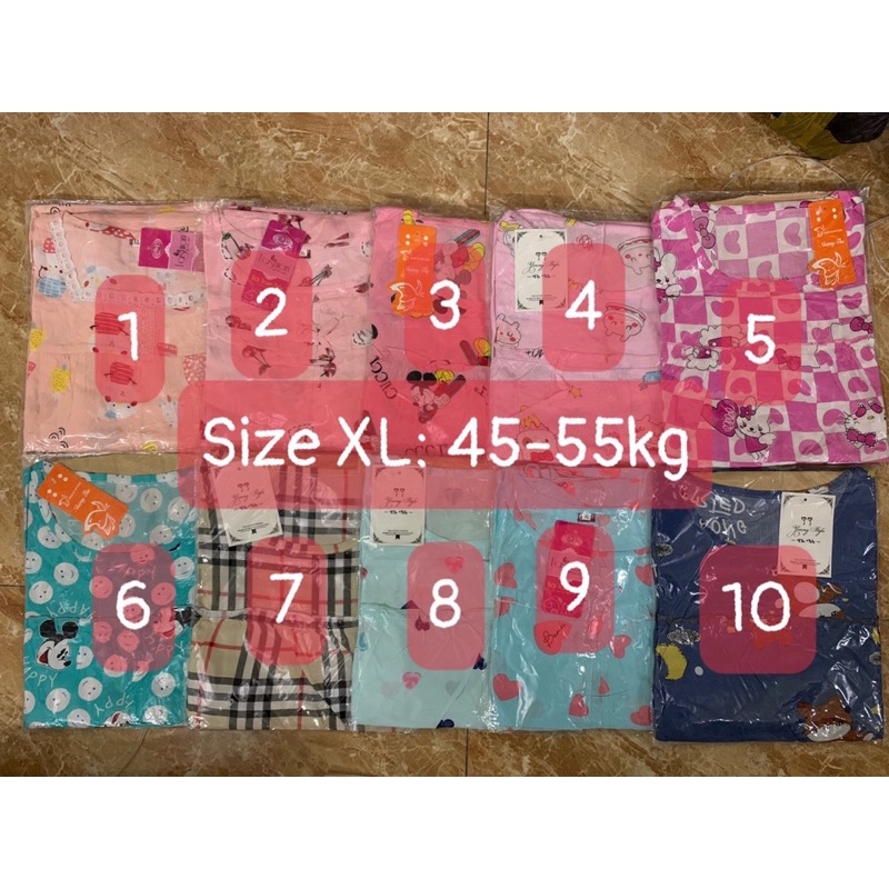 Bộ lanh bầu đủ size 45-75kg