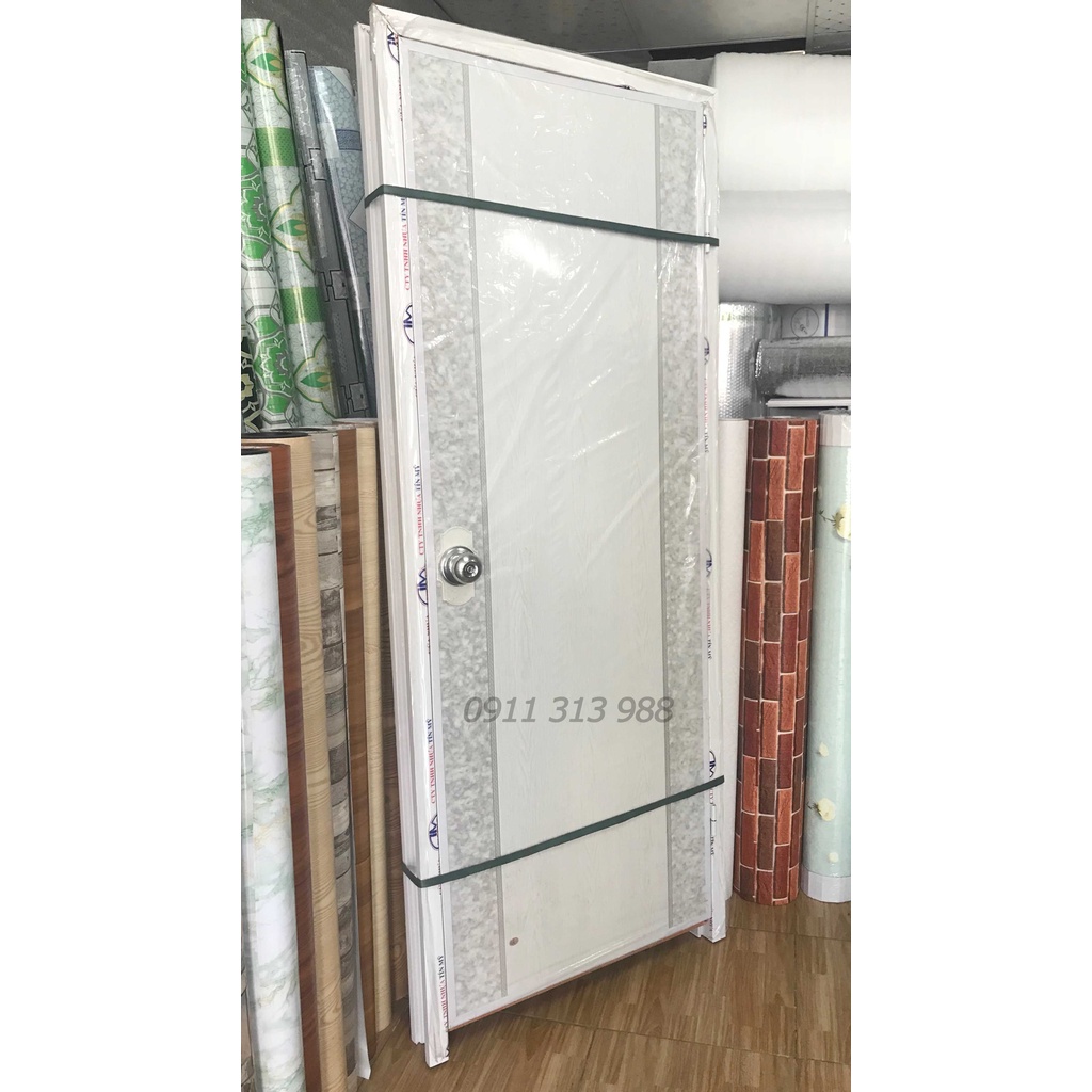 Cửa nhựa Đài Loan 75cm x 190cm, 80cm x 200cm(phủ bì)