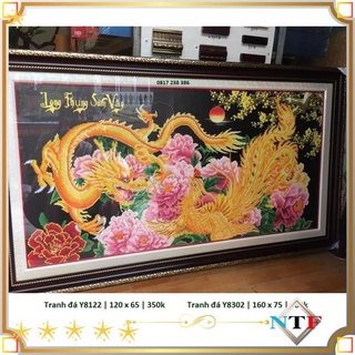 Tranh đính đá long phụng sum vầy y8122, y8302