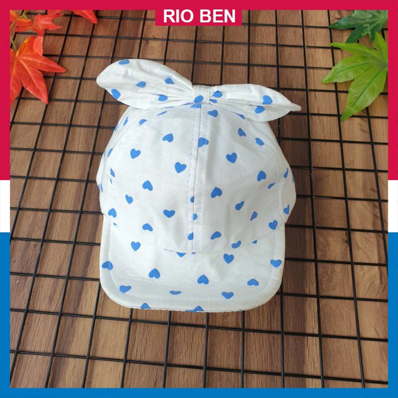 Nón vải mềm cho bé có tai dễ thương, bé 1-3 tuổi RBN031