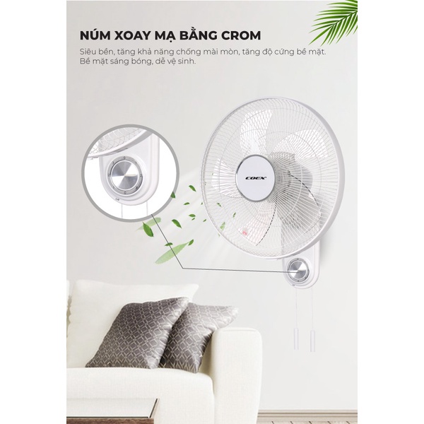 Quạt treo tường Coex CW-7210  chính hãng